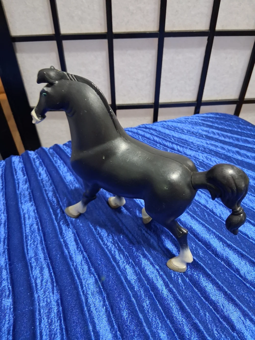 Disney Mulan, Khan The Horse Figurine with Teal Eyes